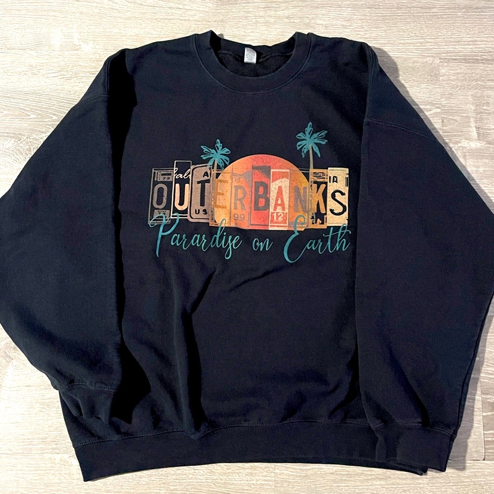 Vintage Outer Banks Sweatshirt (“Pogue Life North Carolina Crewneck”)